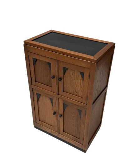 Art Deco Amsterdamse School Cabinet with Four Doors, 1930s